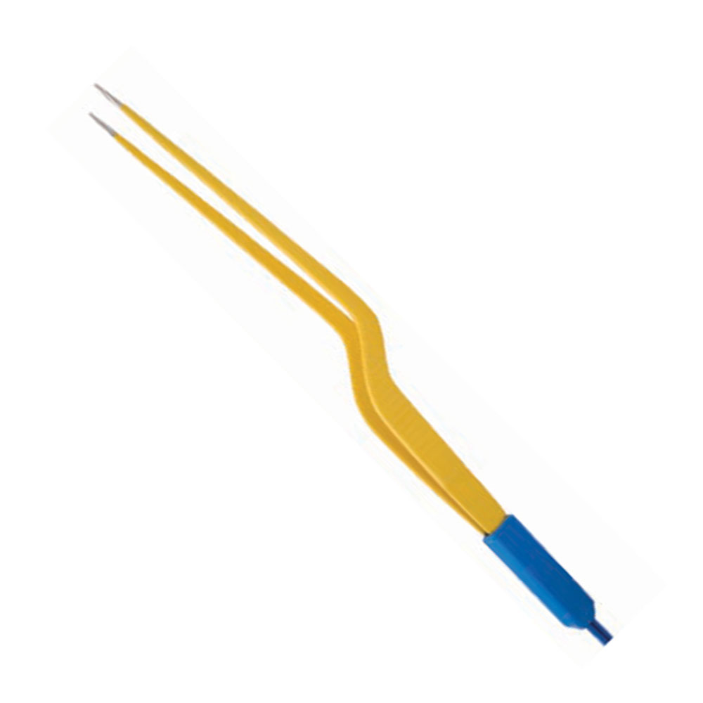 Bayonet Disposable Bipolar Forceps Electrosurgical Instrument 1 Bayonet Disposable Bipolar Forceps Electrosurgical Instrument