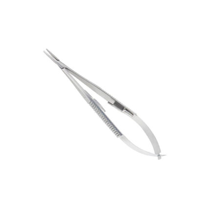 Castroviejo Micro Needle holder, straight, 1.0 x 12 mm, with lock, overall length 14 cm