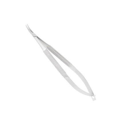 Barraquer Micro Needle Holder, curved, 1 mm, without lock, overall length 12.5 cm